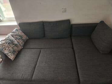 acılıb bağlanan carpayı: Künc divan, İşlənmiş, Açılan, Bazalı, Vеlur parça — 2