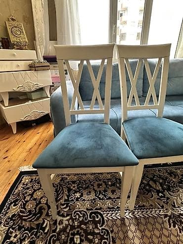 toxuma ip: Mətbəx üçün, İşlənmiş, Qatlanmayan, rəng - Ağ Stul — 5