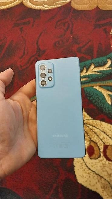 samsung mikrodalga: Samsung Galaxy A52, 128 GB, rəng - Göy, İki sim kartlı — 3