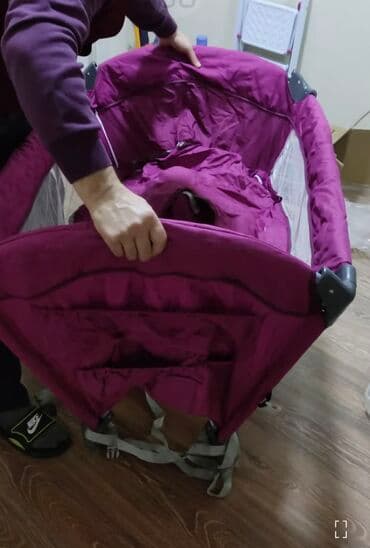 манеж люлька: Манеж-кровать Cool Baby в ярком красном цвете - отличный выбор для — 4