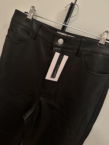 deri godekceler: Şalvar, Zara, S, rəng - Qara — 2