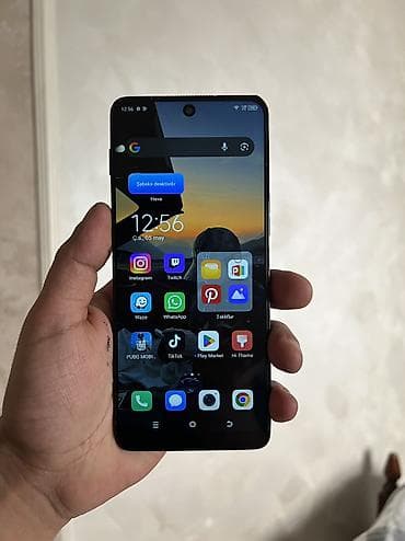 blackberry son telefon: Tecno Camon 19, 128 GB, rəng - Qara, Barmaq izi, Face ID — 10