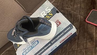 krosofka: Skechers D’Lux Fitness kişi idman ayaqqabısı - Rəng: tünd göy (navy) — 3