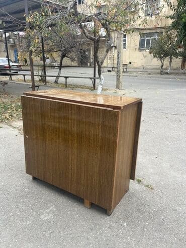 Masalar: Mətbəx masası, Açılan, Laminat, Dördbucaq masa — 1