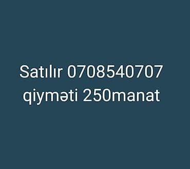 Məhsul satılır qiyməti 250manat