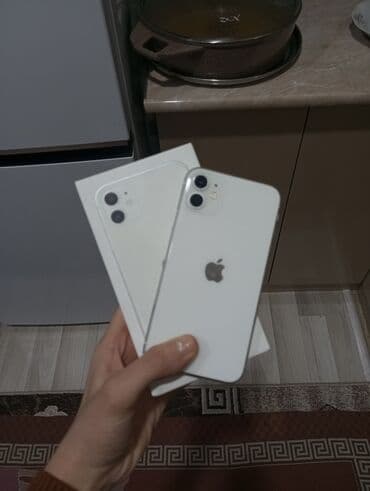 Автоэлектроника: IPhone 11, 64 ГБ, Белый, Гарантия, Face ID — 1
