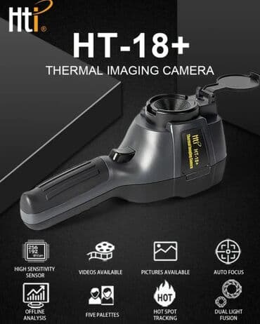 Mercedes-Benz: Termal görüntü kamerası. Model: HTI HT-18+ Temperaturu ölçmək və — 2