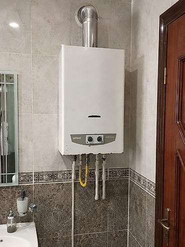 soba borusu: Qazla işləyən divara montaj qızdırıcı/kolonka – Termet Termgas - Tip — 1