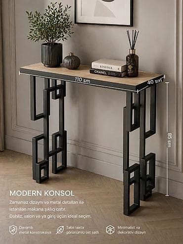 Yeni, Açılmayan, Laminat, Dördbucaq masa