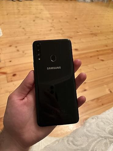 Samsung Galaxy A20s, 32 GB, rəng - Qara, Barmaq izi