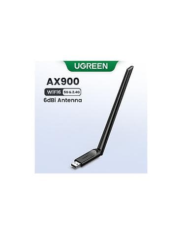 nokia modem router: UGREEN AX900 Wi‑Fi adapter - Standart: Wi‑Fi 6 (802.11ax) dəstəyi - — 1