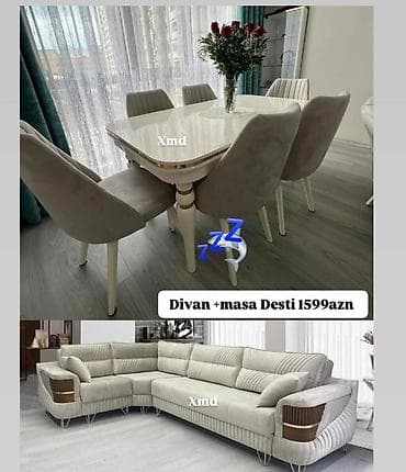 divan satisi ucuz: Masa və divan dəsti — 1