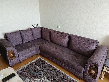 klassik divanlar: Uqlavoy divan açılır 2x3 ölçü az istifadə olunub köçle bağlı satılır — 3