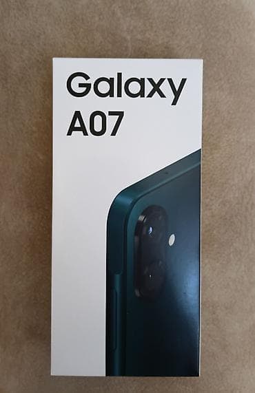 smart android box: Samsung Galaxy A07, 128 GB, rəng - Yaşıl, Sensor, Barmaq izi, İki sim kartlı — 1