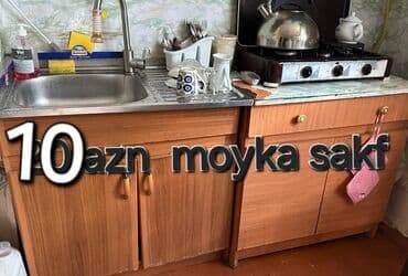 metbex ucun moyka: Satılır: - Mətbəx moyka şkafı – metal moykalı, iki qapılı alt dolab — 1