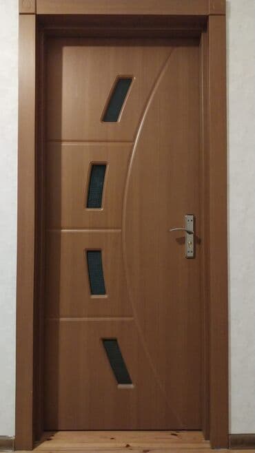 Plastik qapılar: İşlənmiş Otaq qapısı 80x200 sm Çərçivə ilə, Ünvandan götürmə — 5