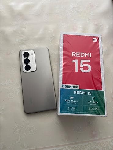 Redmi 15 256 yaddaş 1 ayın telefonudu - Ekran: 6.9" FHD+ geniş