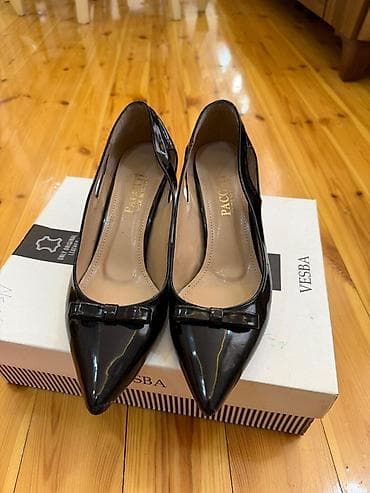 Tuflilər, Ölçü: 39, rəng - Qara, İşlənmiş