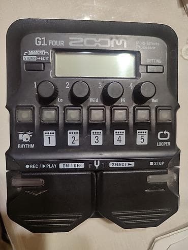Zoom G1 Four – elektrik gitara üçün multi-effekt prosessoru lalafo.az -da Zoom G1 Four – elektrik gitara üçün multi-effekt prosessoru