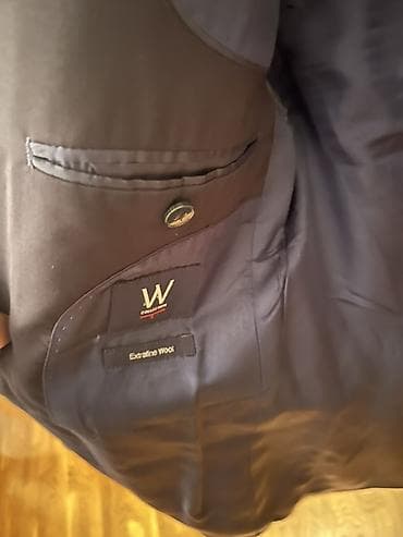 Klassik tünd lacivərt kişi pencəyi - Brend: W Collection - Parça — 2