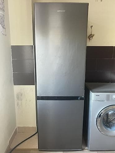 swizer soyuducu: 2 qapılı Hoffman Soyuducu Satılır, rəng - Boz — 3