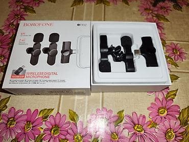 BOROFONE BK12 Wireless Digital Microphone dəsti - 2.4G simsiz ötürmə