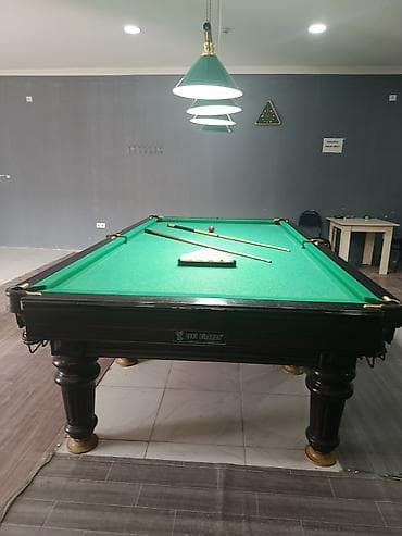 idman canta: Zeki Bilardo bilyard masası - Klassik dizaynlı, tünd taxta korpus və — 2