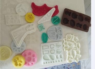 tort bişirmək üçün qablar: Şirniyyət qəlibləri, rəng - Sarı, Silikon — 4