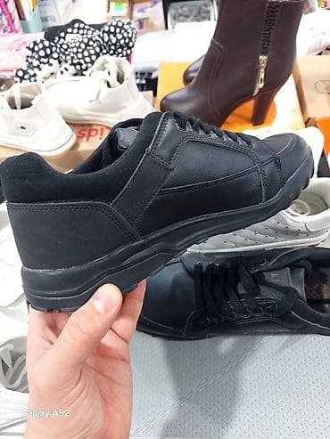 Туфли: Kinetix kişi ayaqqabısı - Rəng: qara - Üst material: dəri teksturalı — 3