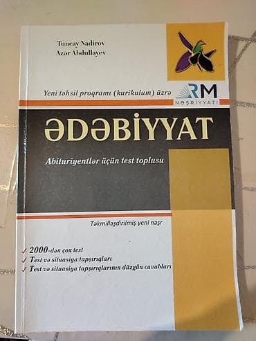 cinar testleri: Ədəbiyyat Rm.Çox səliqəli saxlanılıb.İçi tər-təmizdir.Azadlıq — 1