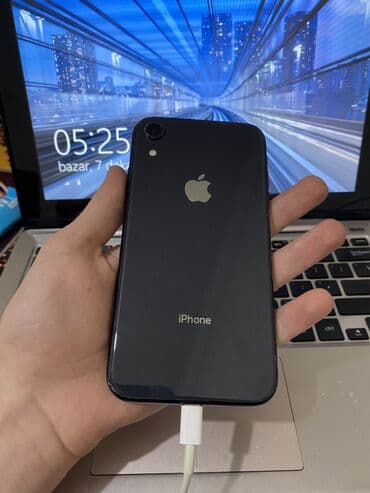 iphone x satilir: IPhone Xr, 64 GB, Qara, Face ID — 5