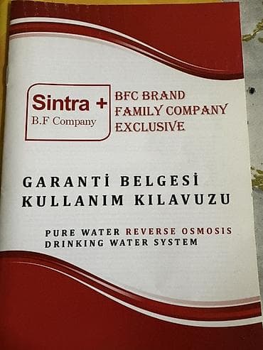 Elektronika: Sintra+ su filtri sistemi Məhsul təsviri: - Məişət üçün içməli su — 3