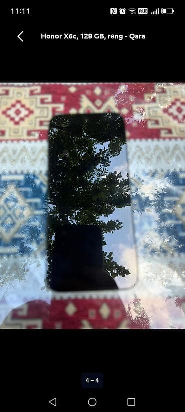 iphone apple 5s: Honor X6c, 128 GB, rəng - Qara, Sensor — 3
