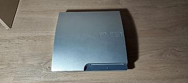 islenmis soba: Sony PlayStation 3 Slim (gümüş rəng) oyun konsolu dəsti Dəst tərkibi — 5