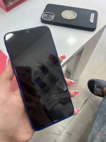 redmi telfonu: Redmi Note 8, 64 ГБ, цвет - Синий, Отпечаток пальца — 2