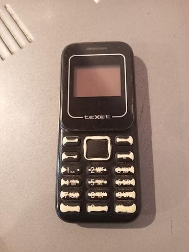 TeXet düyməli mobil telefon - Kompakt korpus, klassik monoblok dizayn