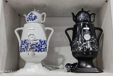Samovarlar: Samovar elektrik samovar Eurolux 4 litr tutumlu Paslanmaz iy tam — 4