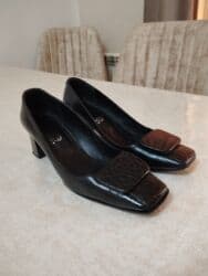 туфли новая не одевала не разу: Туфли, Размер: 38, цвет - Черный, Б/у — 9