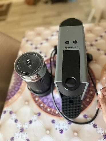biledir: Nespresso kapsul qəhvə aparatı + Aeroccino süd köpürdücü seti - — 1