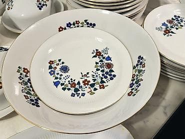sud separatoru: Çay dəsti, rəng - Ağ, Farfor — 2