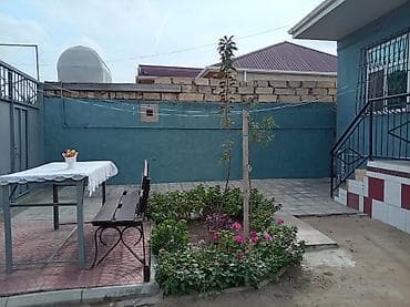 samuxda kiraye evler: 1.5 sot torpaq sahəsində inşa olunmuş 3 otaq. Qaz su işiq daimi — 2