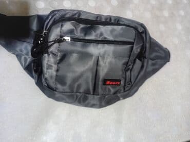 купить мотоцикл в баку: Sport bel çantası (fanny pack) - Rəng: tünd boz - Material: suya — 1