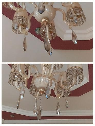 tebiet sekilleri: Çılçıraq, 6 lampa, Şüşə — 1