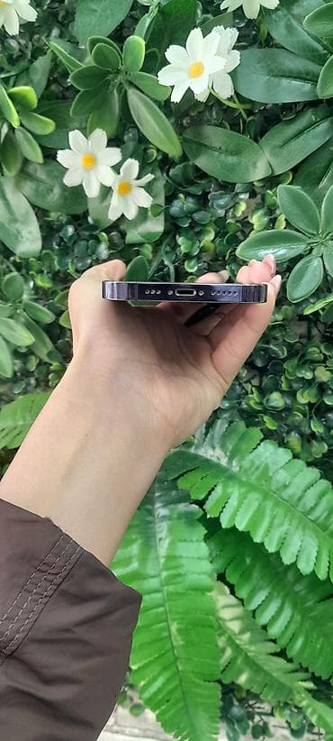 apple iphone 1: IPhone 14 Pro Max, 128 GB, Deep Purple, Zəmanət — 4