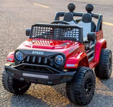 uşaq maşınları qiymətləri: 7 yaşa qədər nəzərdə tutulan bu model, rezin təkər və dəri oturacaqlar — 4