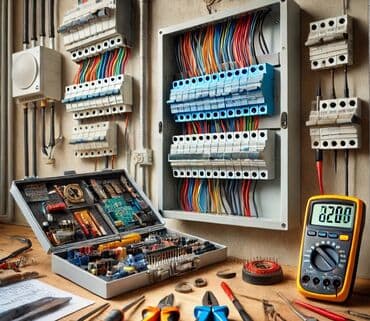 Elektrik işlərinin görülməsi binalar ev obyekt və.s yerlərə elektrik