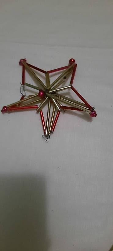 xonça novruz bayramı: Стеклярус ветряк 15м,звезда 15 м,снежинки по 5 м,дед мороз — 9