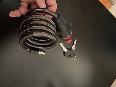 velosiped acarı: Velosiped üçün açarlı kabel kilidi - Gücləndirilmiş polad kabel — 2