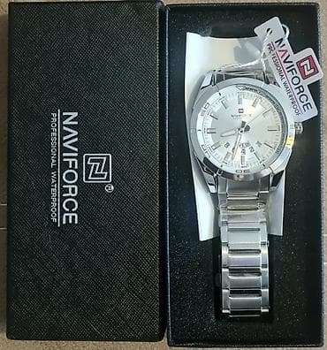 rolex saatlari: Yeni, Qol saatı, NaviForce, rəng - Gümüşü — 3