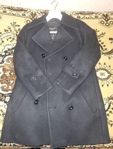 kişi ucun klassik qara kostyum: Palto. Əsl qış üçün geyinilməli olan paltodur. Qalın və keyfiyyətli — 2